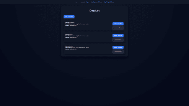 Dog Adoption Platform